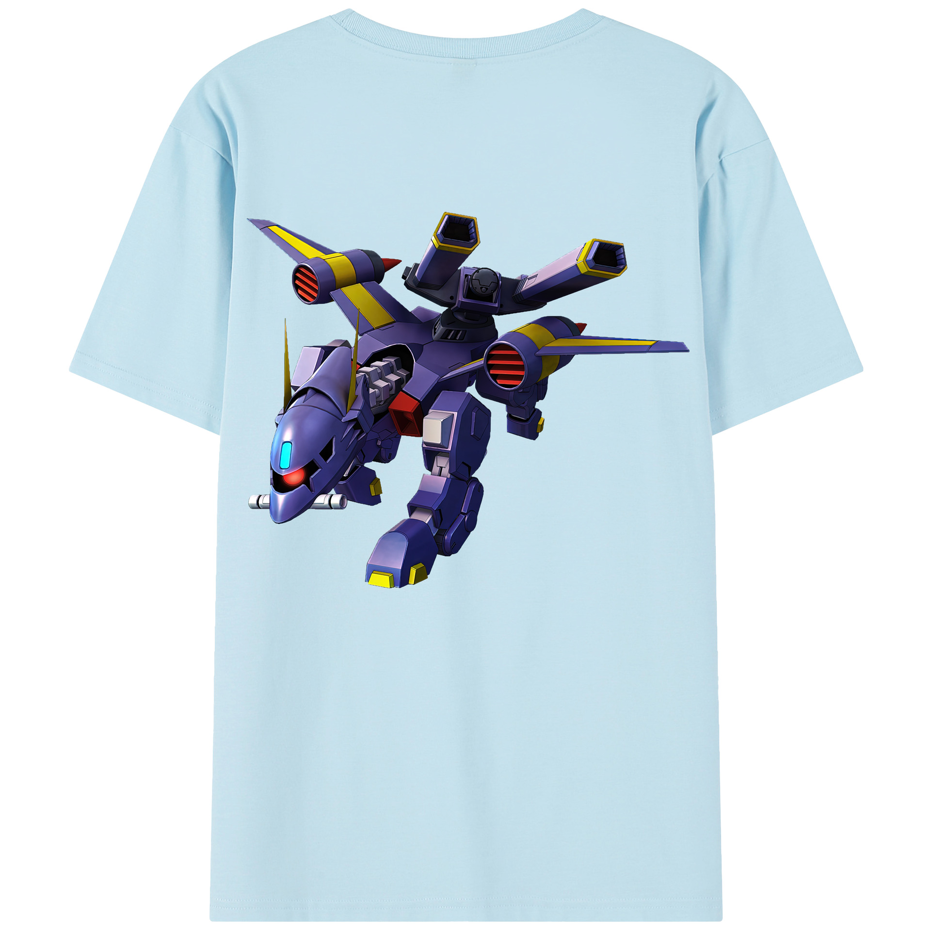 （画像用） 機動戦士ガンダム Mobile Suit Gundam 綿100％半袖Tシャツ（背面プリント）